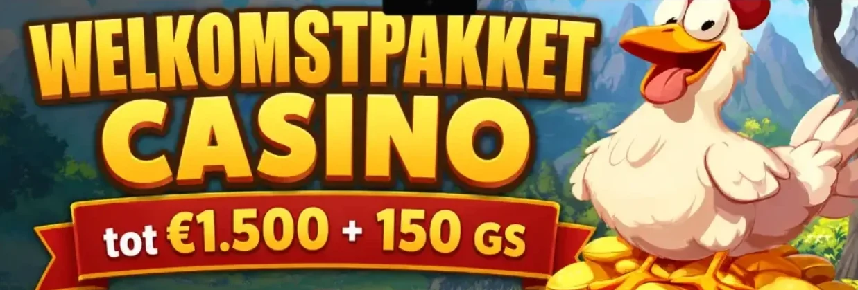 Bonuspakket met munten en gratis spins symbolen